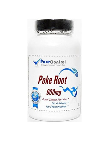 Raíz de Poke 900mg - 90 Cápsulas PureControl Suplementos