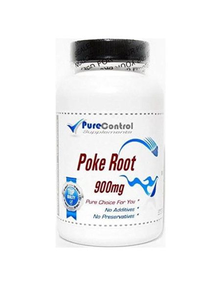 Raíz de Poke 900mg - 90 Cápsulas PureControl Suplementos
