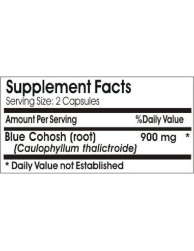 Cohosh Azul 900mg - 200 Cápsulas Puras PureControl