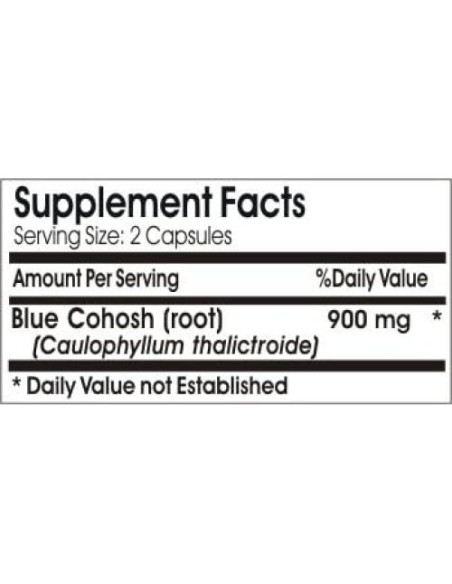 Cohosh Azul 900mg - 200 Cápsulas Puras PureControl