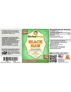 Extracto Líquido de Black Haw Herbal Terra 60 ml Sin Alcohol 2