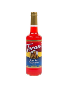 Jarabe de Pomelo Ruby Red Torani 750ml - Sabor Cítrico