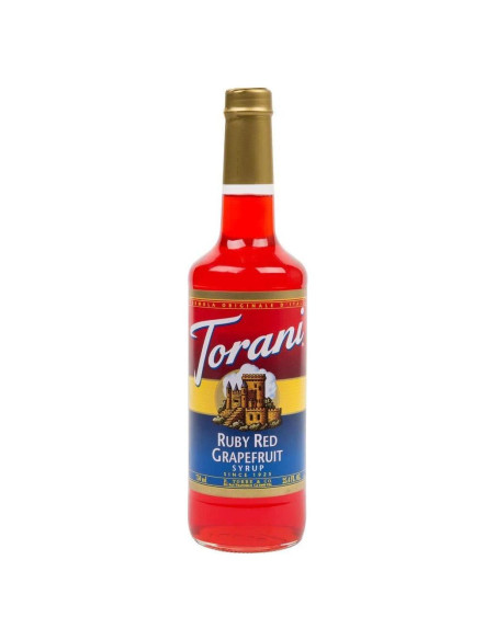 Jarabe de Pomelo Ruby Red Torani 750ml - Sabor Cítrico