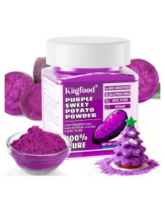 Polvo de Batata Morada Kiigfood 150g - Colorante Natural Vegano