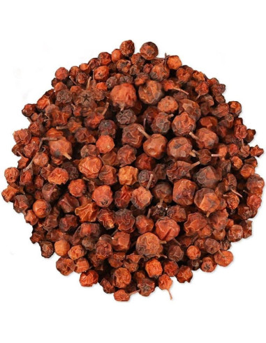 Baya de Rowan Orgánica Pura 400g - Frutas Sorbus commixta Secas