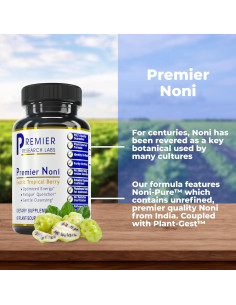 Cápsulas de Noni Orgánico Premier Research Labs - 60 Unidades 2