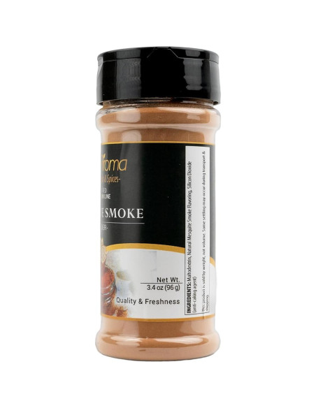 GranAroma Polvo de Humo de Mesquite 96.39g Sazonador BBQ