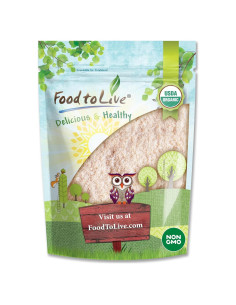 Harina de Lentejas Rojas Orgánica Food to Live 340g - Alta en Proteína