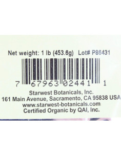 Hierba de Hisopo Starwest Botanicals 453.6 g 2