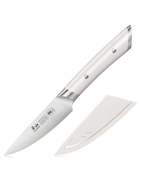 Cuchillo de Pelar Cangshan HELENA 8.89 cm Acero Alemán Blanco
