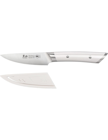 Cuchillo de Pelar Cangshan HELENA 8.89 cm Acero Alemán Blanco