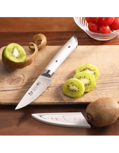 Cuchillo de Pelar Cangshan HELENA 8.89 cm Acero Alemán Blanco