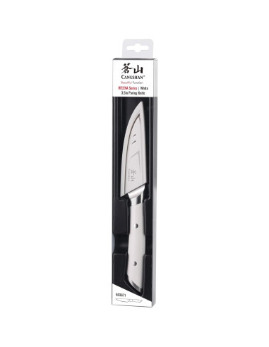 Cuchillo de Pelar Cangshan HELENA 8.89 cm Acero Alemán Blanco