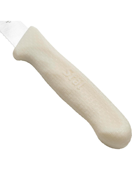 Cuchillo de Pelar Serrado Winco KWP-31 Blanco - 2 Piezas