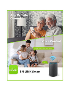 Temporizador WiFi BN-LINK para Bomba de Piscina 40A 240VAC 2