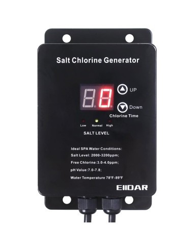 Clorador de Agua Salada EIIDAR ED-LVnew para Spa 0.66kg