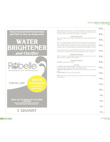 Clarificador de Agua de Piscina Robelle 4-Pack 3.63 kg