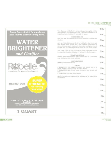 Clarificador de Agua de Piscina Robelle 4-Pack 3.63 kg