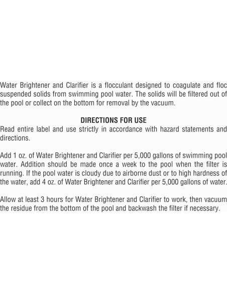 Clarificador de Agua de Piscina Robelle 4-Pack 3.63 kg