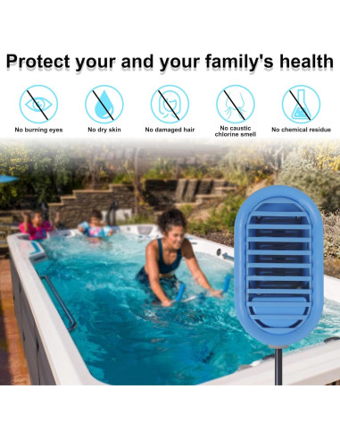 Clorador de Agua Salada EIIDAR ED-LVnew para Spa 0.66kg