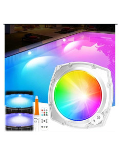 Luces LED sumergibles para piscina Ciavca 5W IP68 9 modos