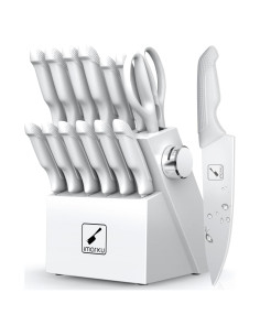 Juego de cuchillos de cocina imarku 14 piezas acero inoxidable