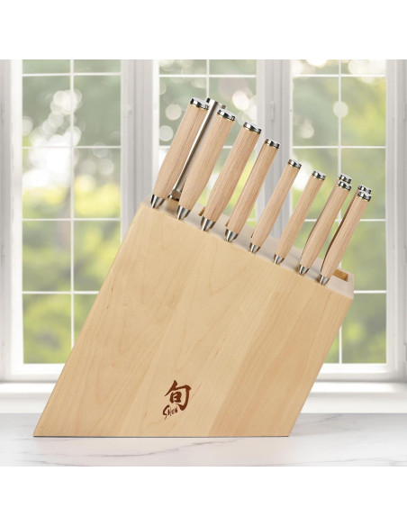 Conjunto de Cuchillos Shun Premier Blonde 12 Piezas Forjados