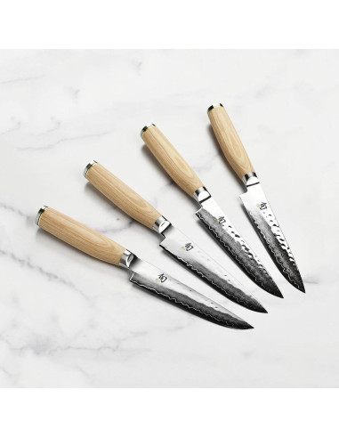 Conjunto de Cuchillos Shun Premier Blonde 12 Piezas Forjados