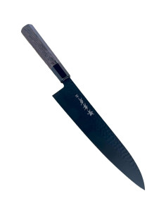 Cuchillo de Chef 21cm Sakai Takayuki VG10 Negro Fluorina 2
