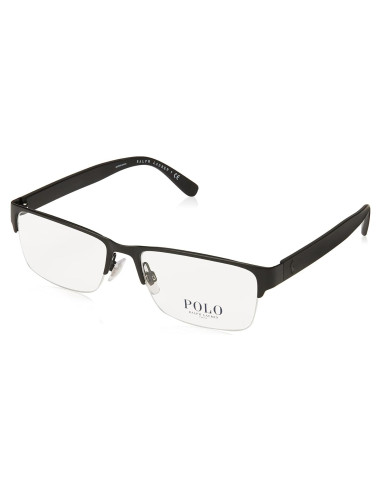 Gafas de Prescripción Polo Ralph Lauren PH1164 Negro Mate 56mm