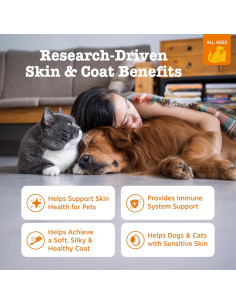 Aceite de Pescado Silvestre Zesty Paws 946 ml para Perros y Gatos 2