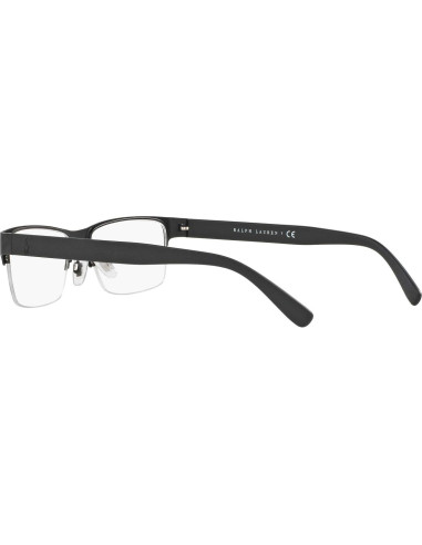 Gafas de Prescripción Polo Ralph Lauren PH1164 Negro Mate 56mm