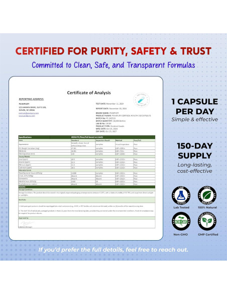 Cápsulas de Cortisol PeakPury 150 unidades - Ashwagandha y Magnesio