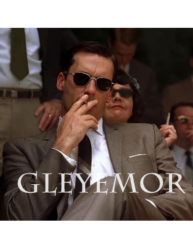 Gleyemor Gafas de Sol Aviador Polarizadas Hombres 55mm