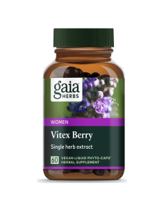 Cápsulas de Vitex Gaia Herbs 60 Unidades - Equilibrio Hormonal