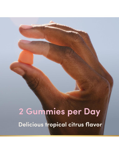 Gomitas vitamínicas Nature's Bounty con biotina y colágeno 80 Ct