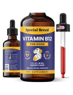 Vitamina B12 Líquida para Perros Special Breed 59 ml Sabor Pollo