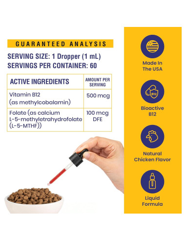 Vitamina B12 Líquida para Perros Special Breed 59 ml Sabor Pollo