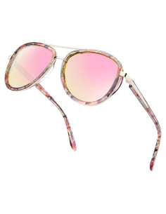 Gafas de sol BIRCEN para mujeres UV400 - Marco acetato