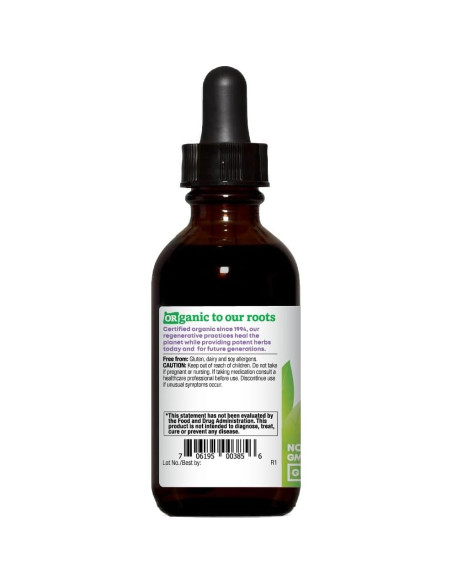 Extracto Orgánico de Espino Oregon Wild Harvest 60ml - Tintura Herbal