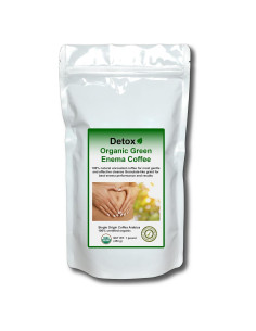 Café Enema Verde Orgánico Detox Gers. 450g - Certificado GMP