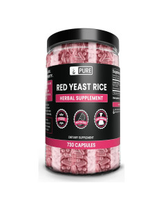 Arroz de Levadura Roja 730 Cápsulas - Ingredientes Puros