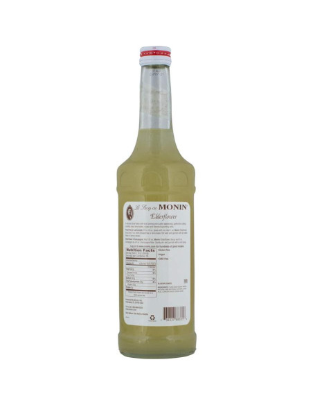 Jarabe de Flor de Saúco Monin 750 ml - Sin Gluten, No OGM