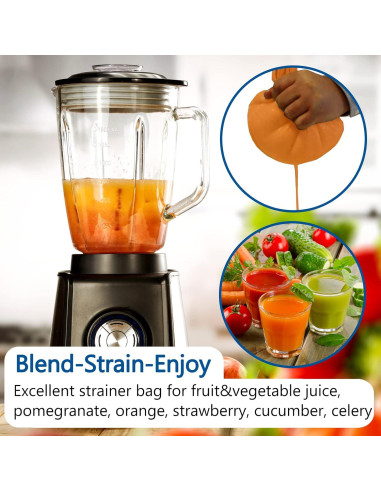 Paquete de 3 bolsas de leche de nuez Huppar 40.64x40.64cm algodón