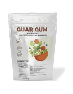 Polvo de Goma Guar ZEHO 4.54 kg - Aglutinante Natural Vegano