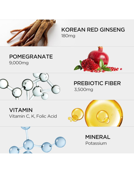 Bebida Energética de Ginseng Rojo Coreano JungKwanJang 30 Paquetes