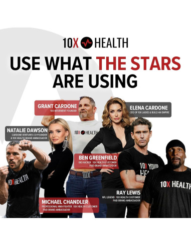 10X Probióticos para Hombres - 60 Cápsulas Salud Digestiva