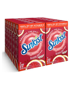 Mezclas de Bebidas en Polvo Singles To Go Naranja Sangre 72 Palitos