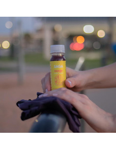 Bebida Energética SAGA Surge 59ml Durazno Mango - Suplemento Orgánico 2