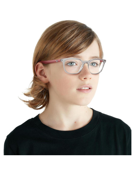 Gafas de Prescripción Ray-Ban Junior RY1601 Gris Rojo 48mm